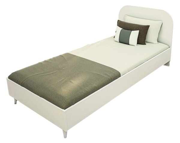 Bílá jednolůžková postel 90x190 cm Lavinia – Kalune Design