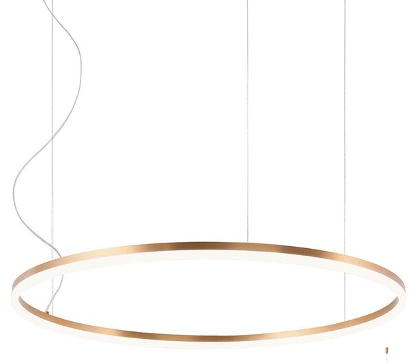 Redo 01-1713-DALI Orbit direct, závěsné kruhové svítidlo, 60W LED 2700/3000K DALI, bronz, prům. 80cm