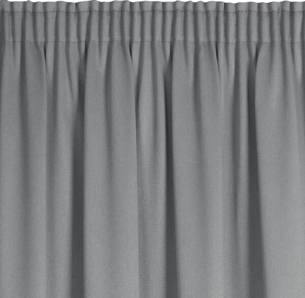 ZATEMŇOVACÍ ZÁVĚS NA PÁSCE CARLO 130X300 CM STŘÍBRNÁ