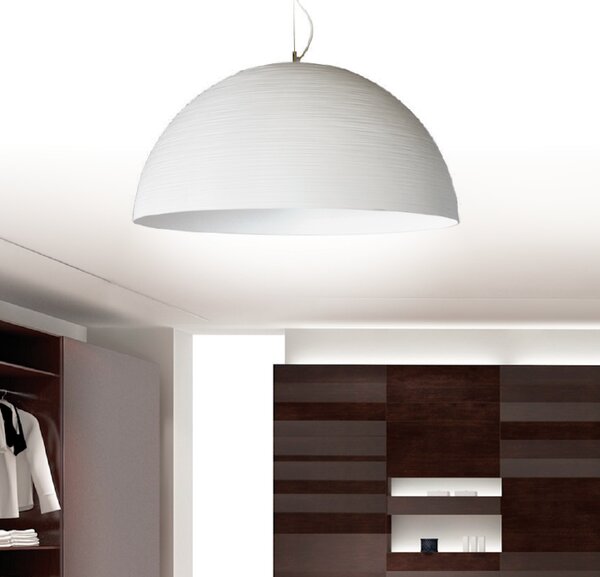 Metal lux 271.050.02 Chiara, závěsné svítidlo 1xE27, bílá, průměr 50cm