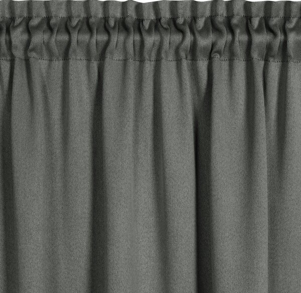 ZATEMŇOVACÍ ZÁVĚS NA PÁSCE CARLO 130X300 CM TMAVĚSIVA