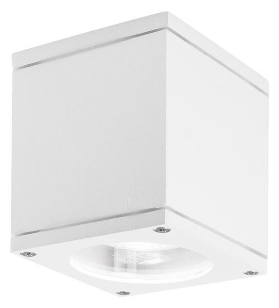Nova Luce Venkovní stropní svítidlo CERISE tmavě šedý hliník a skleněný difuzor GU10 1x7W IP54 Barva: Šedá