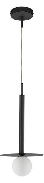Nova Luce Závěsné svítidlo PIELO, 22cm, opálové sklo G9W 1x5W Barva: Zlatá