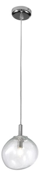 Metal lux 274.515.01 Saxa, závěsé svítidlo z čirého skla, 1xG9, průměr 15cm