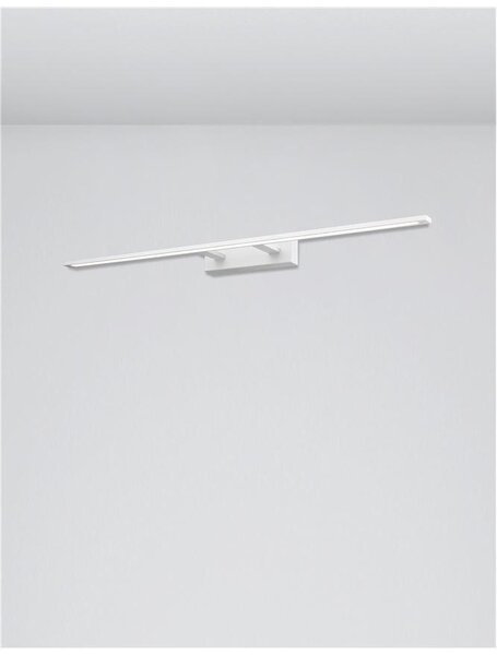 Nova Luce Nástěnné svítidlo nad obrazy a zrcadla LIVI, LED 30W 3000K IP44, 96cm Barva: Bílá