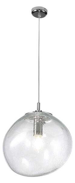 Metal lux 274.535.01 Saxa, závěsé svítidlo z čirého skla, 1xE27, průměr 35cm