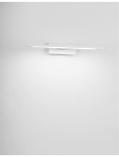 Nova Luce Nástěnné svítidlo nad zrcadlo MONDRIAN, 41,5cm, LED 12W 3000K IP44 Barva: Černá