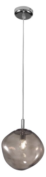 Metal lux 274.515.18 Saxa, závěsé svítidlo z kouřového skla, 1xG9, průměr 15cm