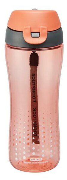 Lock&Lock Láhev na pití s pítkem 550ml lososová
