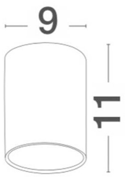 NOVA LUCE venkovní stropní svítidlo CECI černý hliník skleněný difuzor Osram LED 6W 3000K 100-240V 76st. IP65 9200611