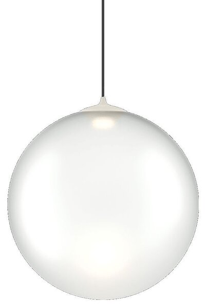 Lodes 17115 1327 Random Solo 28, závěs z bílého foukaného skla, 1x5W LED 2700K, prům.28cm