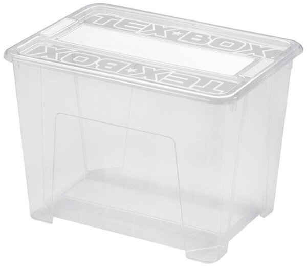 Heidrun Plastový úložný box s víkem TexBox 21l