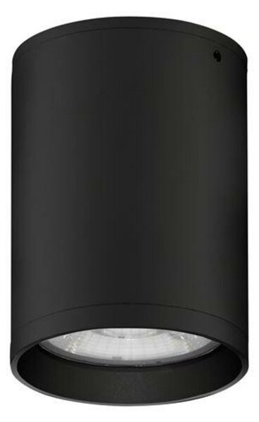 NOVA LUCE venkovní stropní svítidlo DARA černý hliník skleněný difuzor LED 9W 3000K 100-240V 120st. IP54 9136178