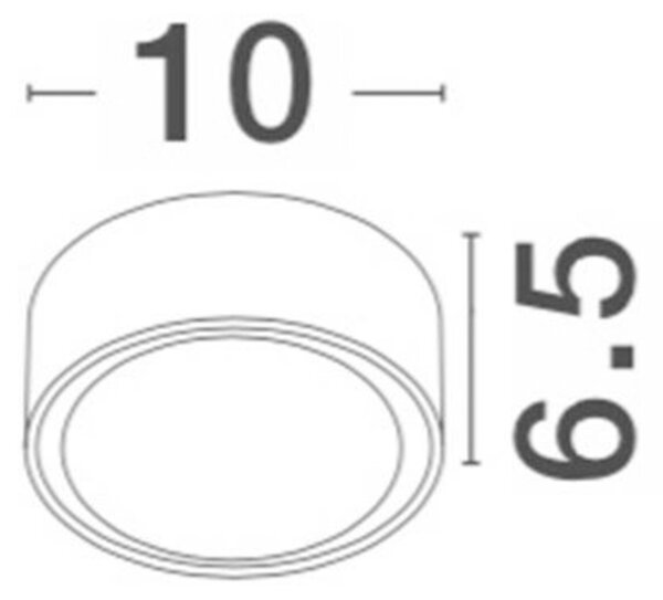 NOVA LUCE venkovní stropní svítidlo FOCUS bílý hliník skleněný difuzor LED GX53 7W 3000K 220-240V 77st. IP54 752462