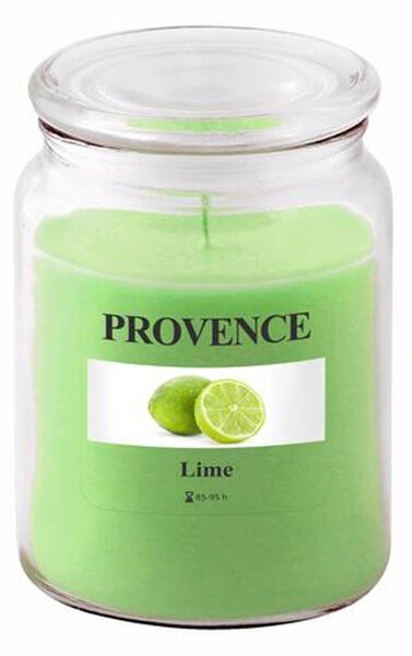 Provence Vonná svíčka ve skle 95 hodin limetka