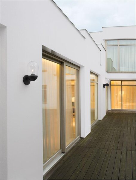Nova Luce Venkovní nástěnné svítidlo OMIKA, E27 1x12W IP54