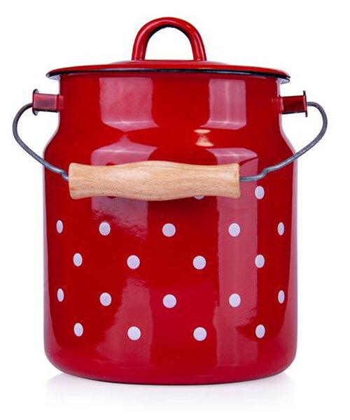 Smaltovaná bandaska 3,3l puntíky