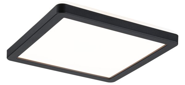 Paulmann 71000 Atria Shine, černé stropní LED svítidlo s korónou, 11,2W LED 3000K, 19x19cm