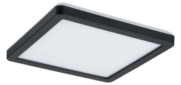 Paulmann 71000 Atria Shine, černé stropní LED svítidlo s korónou, 11,2W LED 3000K, 19x19cm