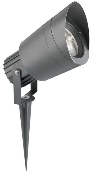 NOVA LUCE venkovní svítidlo s bodcem INSIDE tmavě šedý hliník a sklo GU10 1x7W 220-240V IP54 bez žárovky 767801
