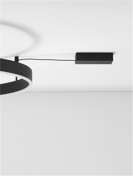 Nova Luce Stropní LED svítidlo MOTIF, ø 80cm, 48W 3000K stmívatelné Barva: Mosaz