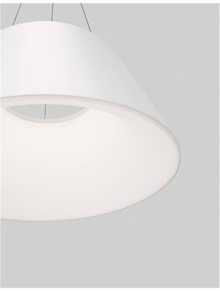 Nova Luce Závěsné LED svítidlo VOLCANO, 33W 3000K Barva: Černá