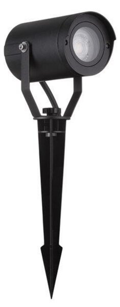 NOVA LUCE venkovní svítidlo s bodcem KIMIKO černý hliník a čiré sklo GU10 1x10W 220-240V bez žárovky IP54 9026127