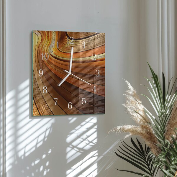 Skleněné hodiny Abstrakce zskb-30x30-00084246