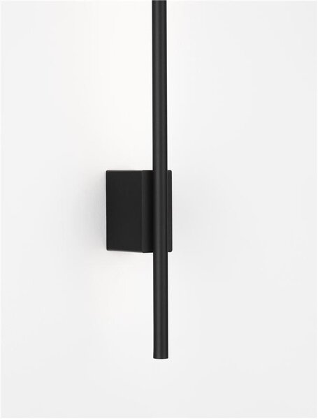 Nova Luce Nástěnné svítidlo ADEN LED 10W 3000K hliník černá