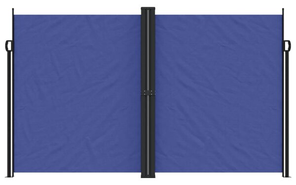 Zatahovací boční markýza modrá 200 x 1200 cm