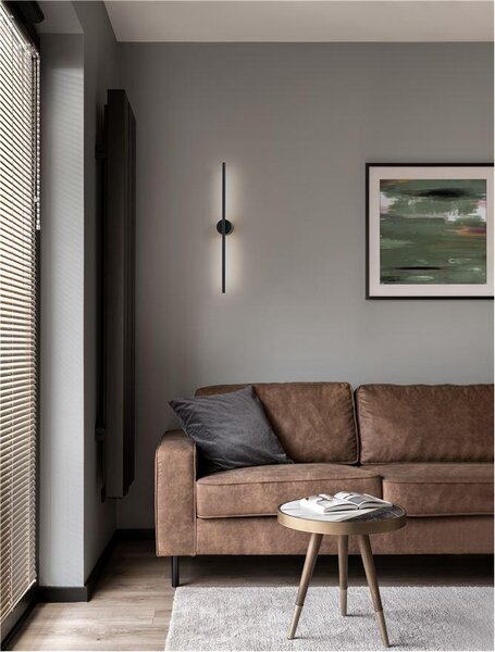 Nova Luce Nástěnné LED svítidlo ADEN 10W 3000K hliník černá