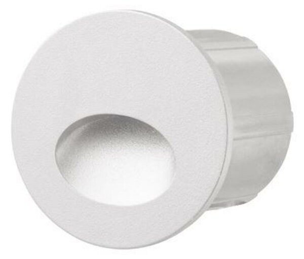 NOVA LUCE venkovní zapuštěné svítidlo do zdi CIRCE bílý hliník LED 3W 220-240V 3000K IP54 9136188