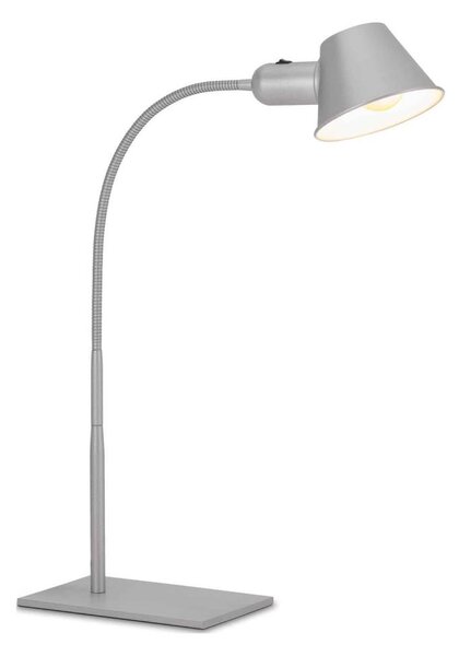 Brilo - Stolní lampa 1xE27/10W/230V matný chrom
