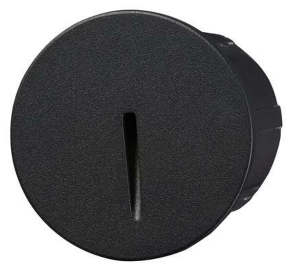 NOVA LUCE venkovní zapuštěné svítidlo do zdi CIRCE černý hliník LED 3W 220-240V 3000K IP54 9136185