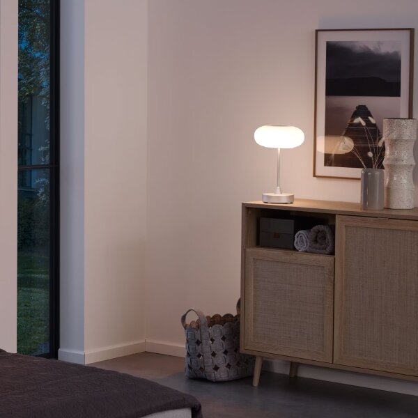 Brilo - LED Stmívatelná venkovní nabíjecí stolní lampa OLANA LED/3W/5V IP44