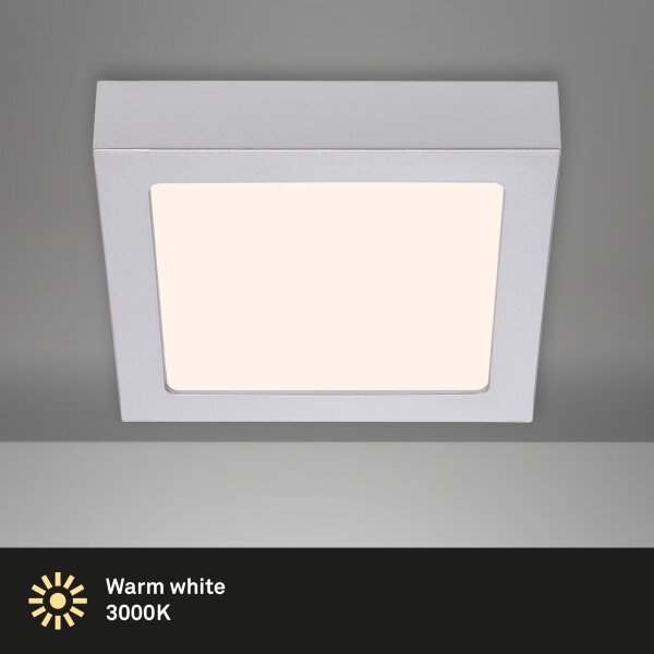 Briloner 7123-014 - LED Stropní svítidlo FIRE LED/12W/230V 3000K 17x17cm