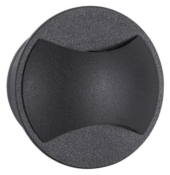 NOVA LUCE venkovní zapuštěné svítidlo do zdi JOYA černý hliník LED 3W 3000K 100-240V 19st. IP65 9944142