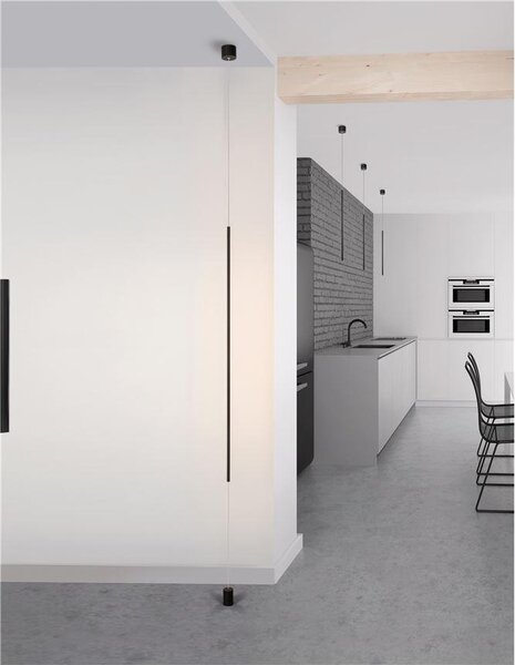 Nova Luce Závěsné LED svítidlo ELETTRA, 20W 3000K Barva: Černá