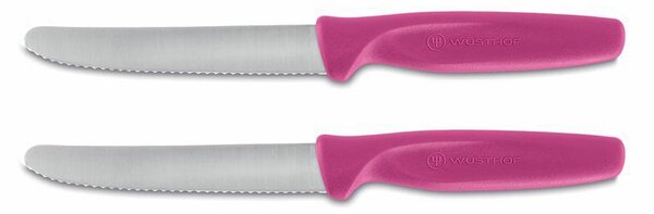 Victorinox Univerzální nože vroubkované WÜSTHOF sada 2ks růžové