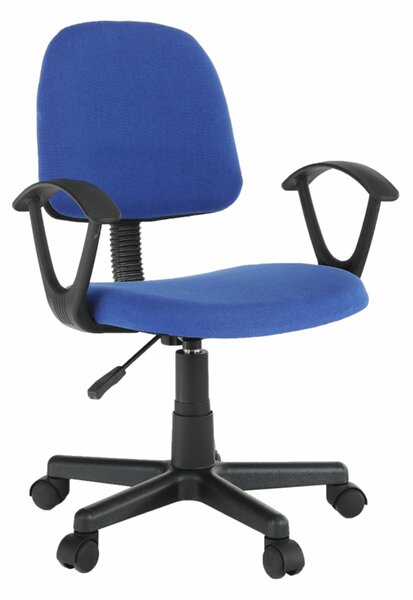 Kancelářská židle, modrá / černá, TAMSON