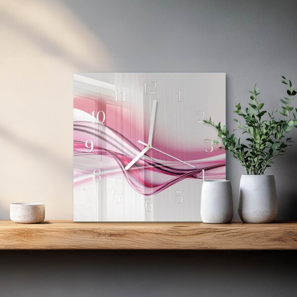Skleněné hodiny Abstraktní umění zskb-30x30-00081398