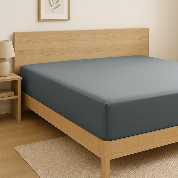 Vandyck Prostěradlo Vandyck Jersey Supreme XXL 200-210x220 cm Grey