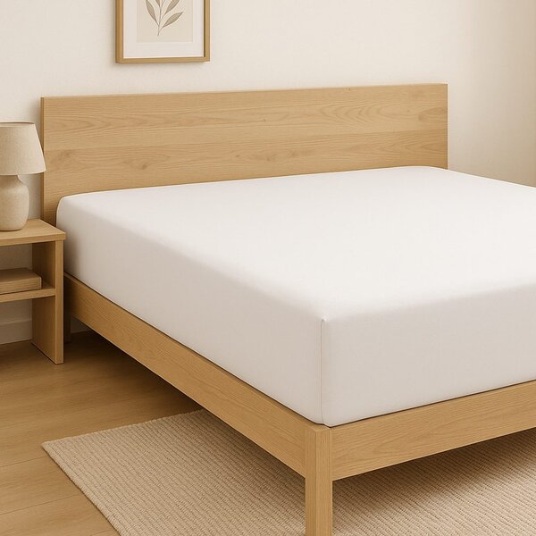 Vandyck Prostěradlo Vandyck Jersey Supreme XXL 200-210x220 cm White