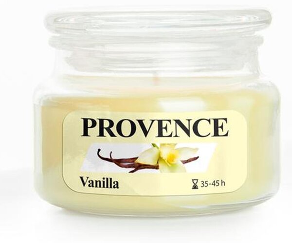 Vonná svíčka ve skle PROVENCE 45 hodin vanilka