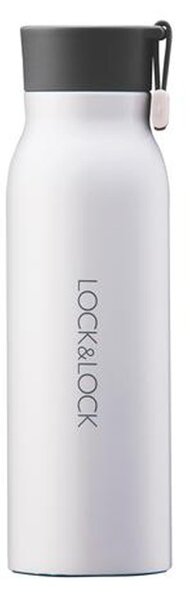Lock&Lock Nerezová termoska Name 500ml bílá