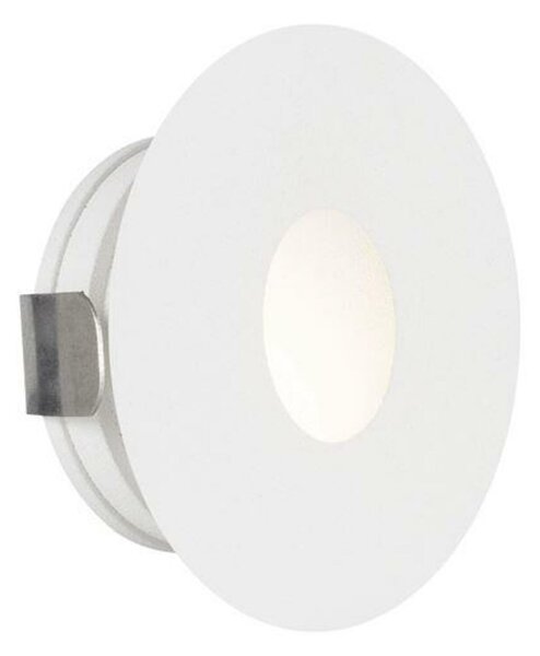 NOVA LUCE venkovní zapuštěné svítidlo do zdi PASSAGGIO bílý hliník LED 1W 3000K 3V IP54 délka kabelu 1.80m použijte driver 9020170 9031616