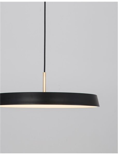 Nova Luce Závěsné LED svítidlo VETRO, 41W 3000K Barva: Zelená