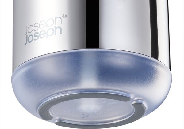 Dávkovač mýdla z nerezové oceli v leskle stříbrné barvě 300 ml EasyStore Luxe – Joseph Joseph