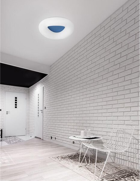 Nova Luce Stropní svítidlo CIA, LED 38W 3000K stmívatelné Barva: Modrá