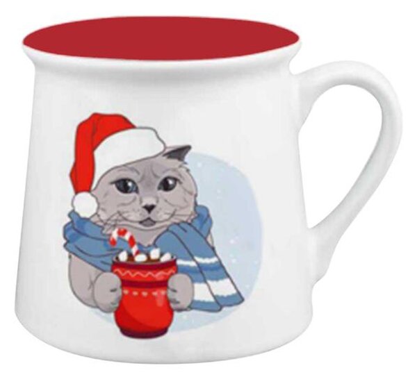 Toro Vánoční keramický hrnek 290ml kočka